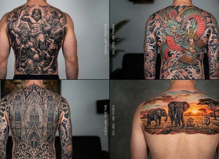 Full back tattoo Bali for Australians 2026 - daviidtattostudiobali.com